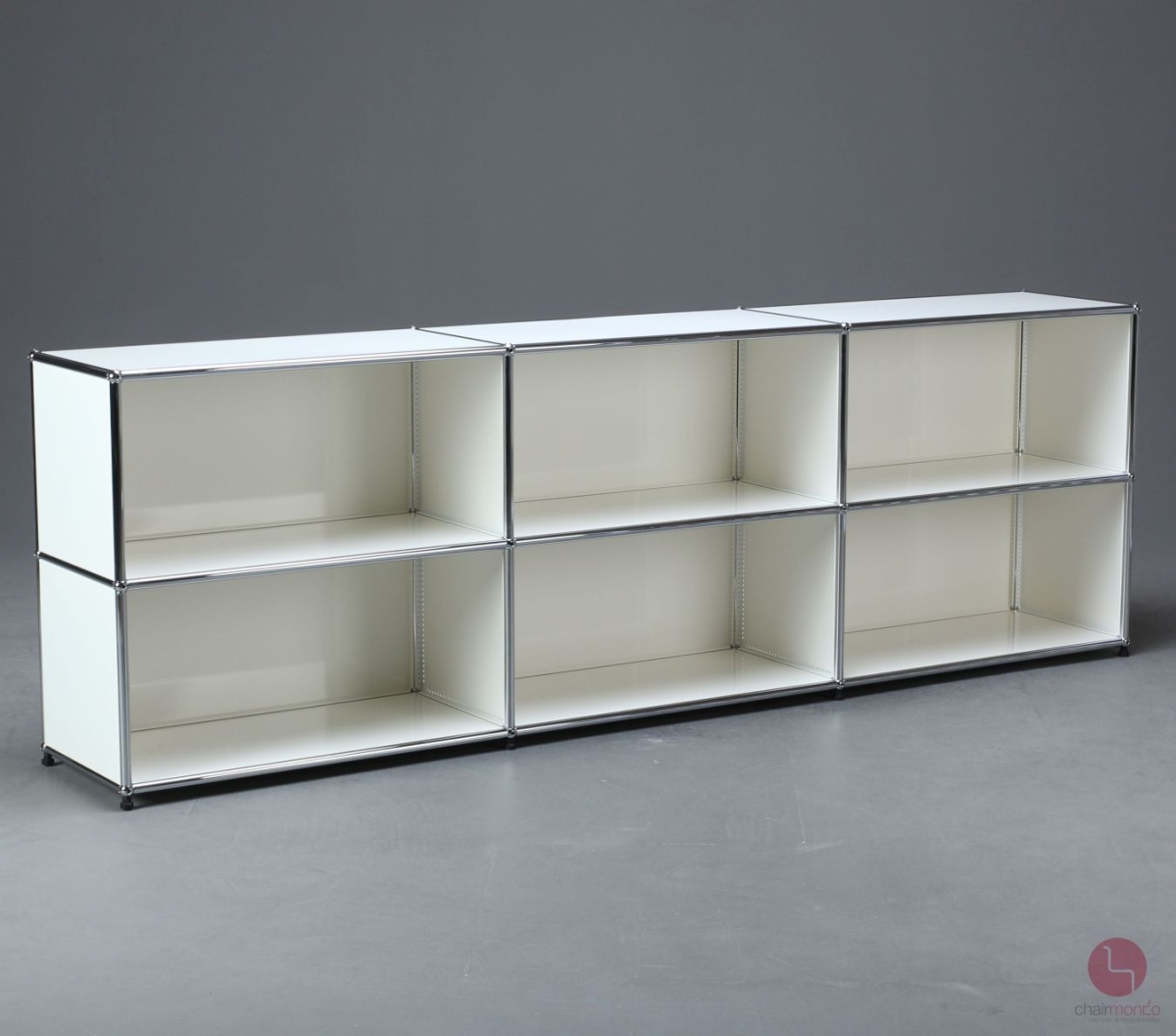 Preview: USM Haller Sideboard Weiß mit sechs Fächern 227x74x37 cm gebraucht