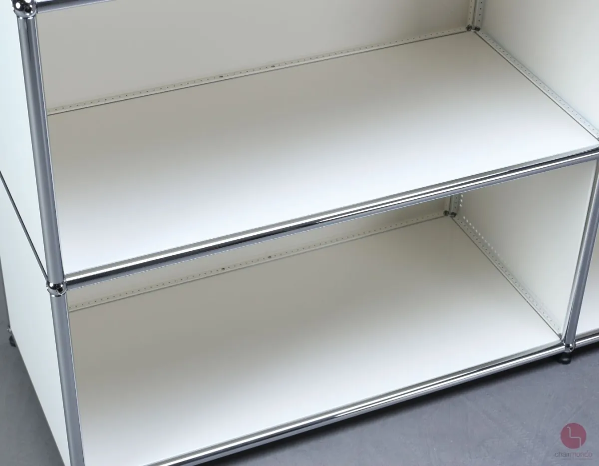 USM Haller Sideboard Weiß mit sechs Fächern 227x74x37 cm gebraucht