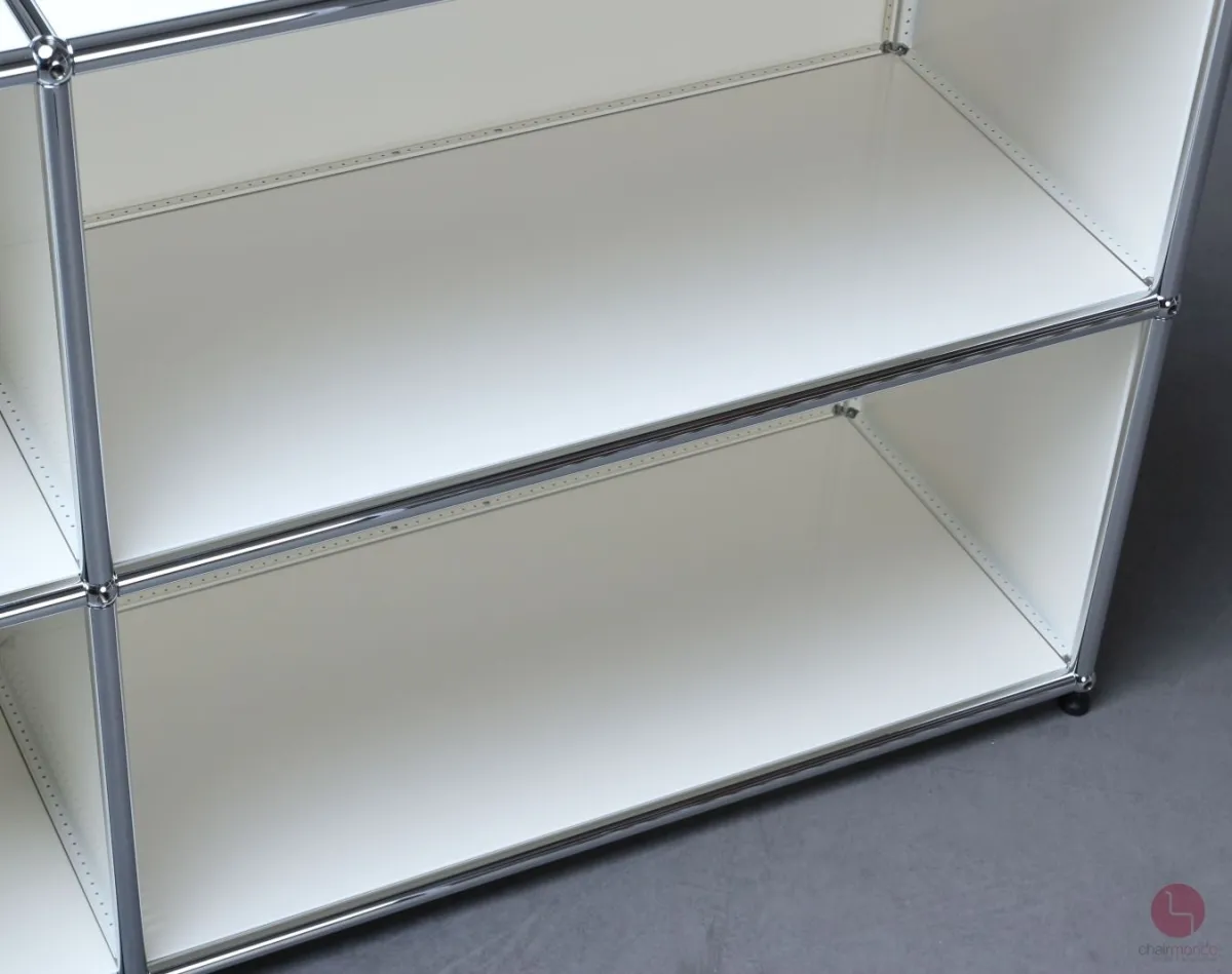 USM Haller Sideboard Weiß mit sechs Fächern 227x74x37 cm gebraucht