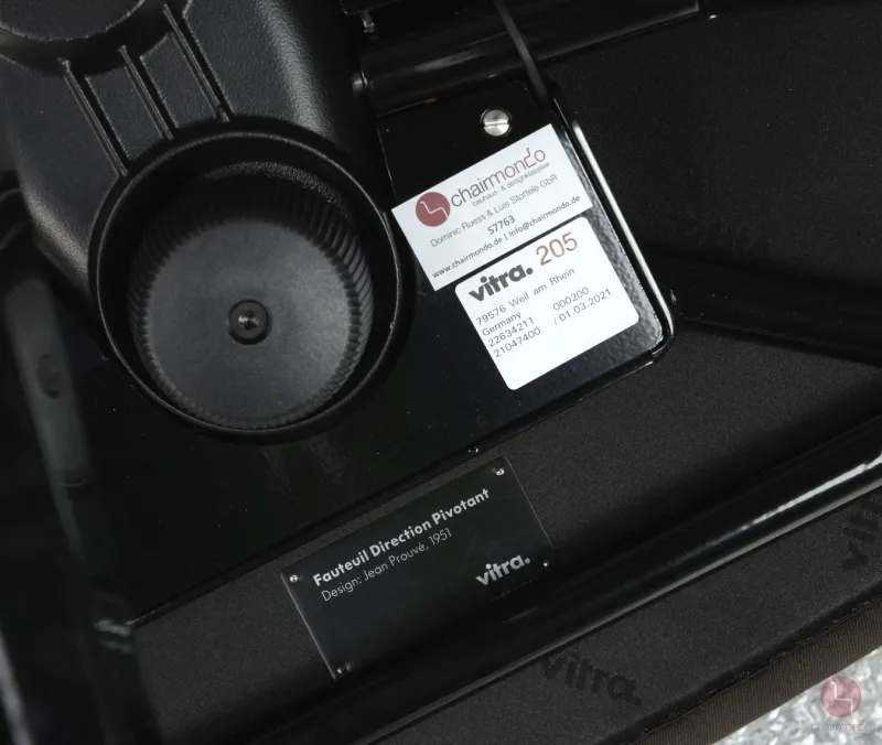 Vitra Pivotant Bürostuhl Stoff Braun Gestell Schwarz gebraucht