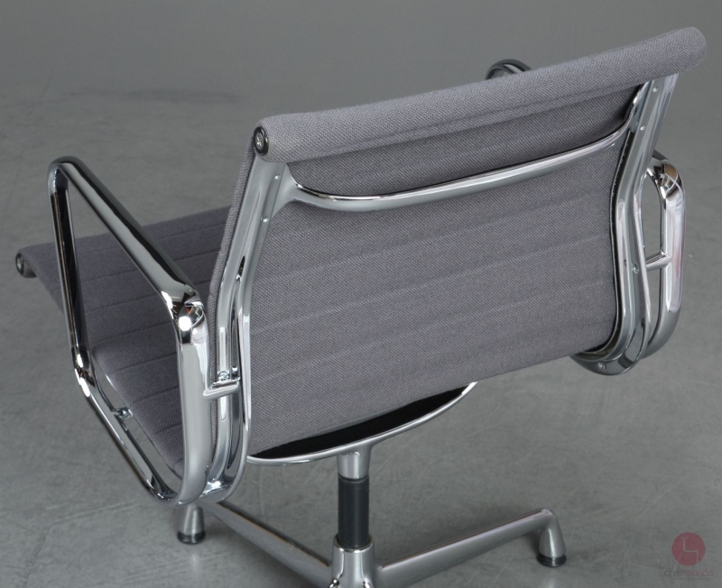 Vitra EA 108 Aluminium Chair Hopsak Grau verchromt - gebraucht