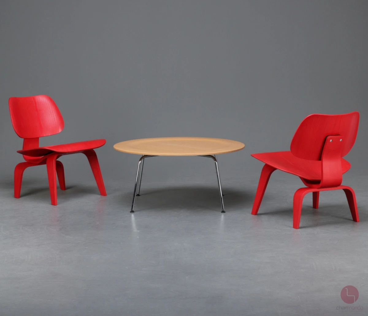 Vitra CTM Plywood Table in Esche klar lackiert gebraucht