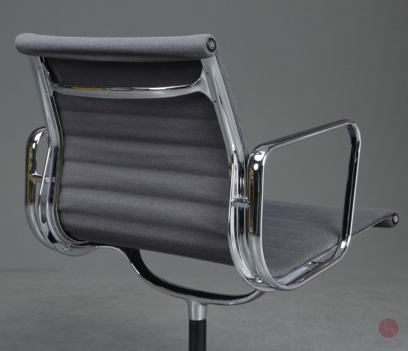 Vitra EA 108 Aluminium Chair Hopsak Grau verchromt - gebraucht