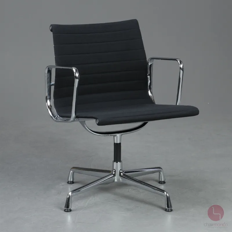 Vitra EA 108 Aluminium Chair Hopsak Schwarz gebraucht