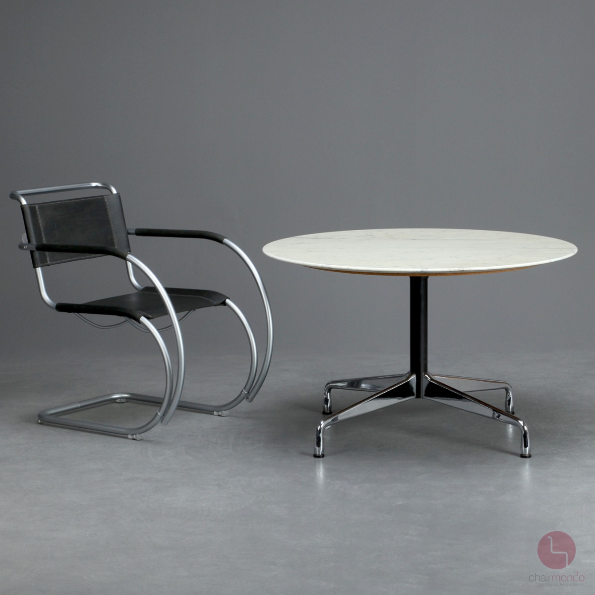 Vitra Segmented Table Lounge Tisch mit weißer Marmor Platte gebraucht