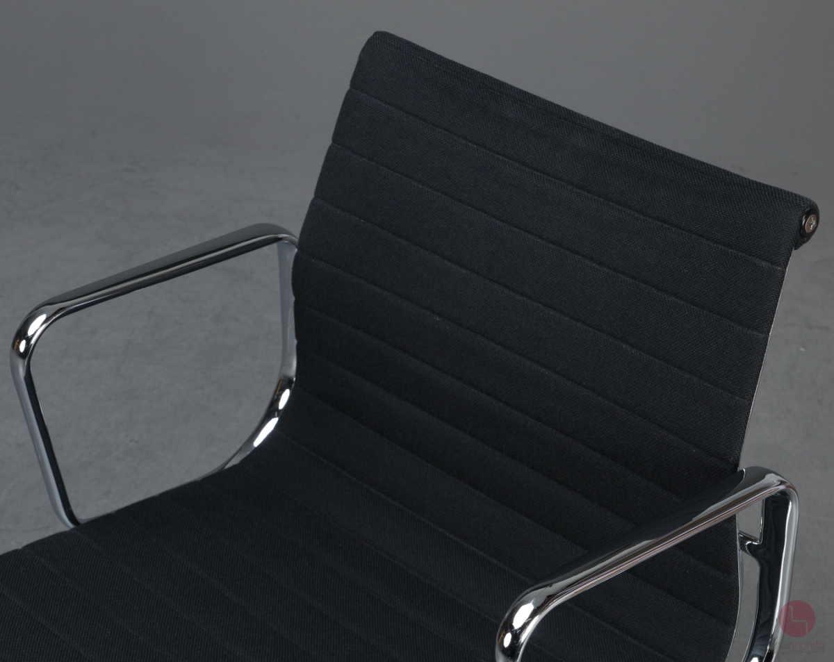 Preview: Vitra EA 108 Aluminium Chair Hopsak Schwarz 1980er gebraucht
