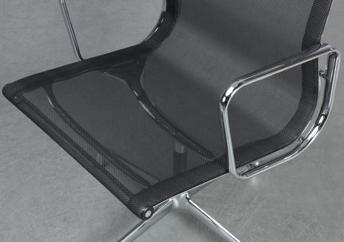 Vitra EA 108 Aluminium Chair Netz Schwarz gebraucht