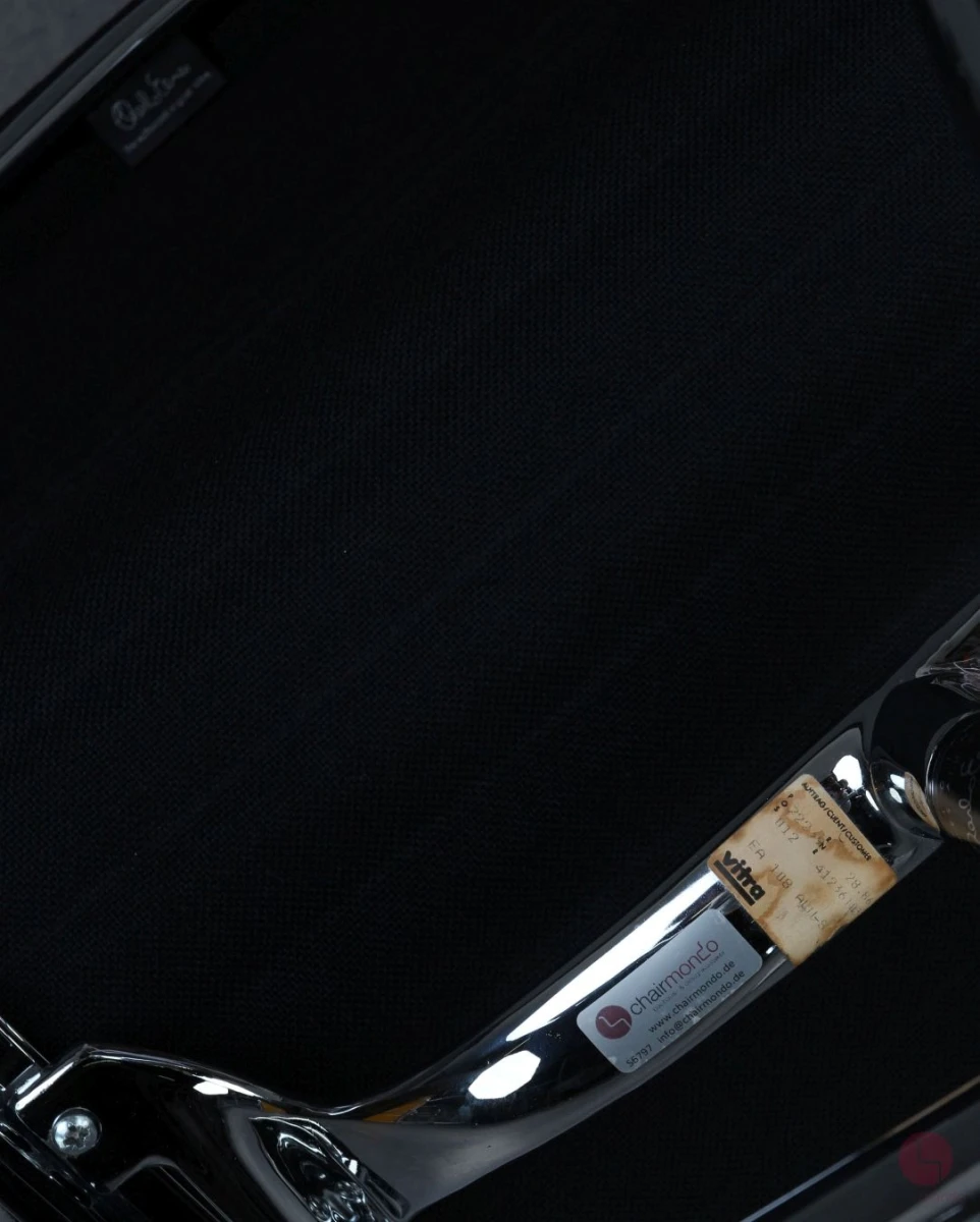 Vitra EA 108 Aluminium Chair Hopsak Schwarz 1980er gebraucht