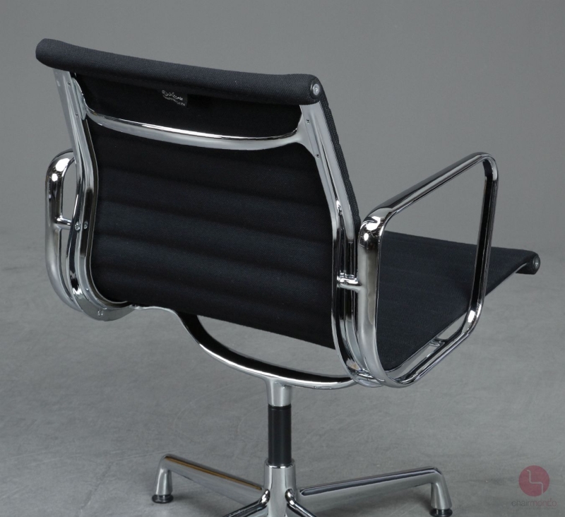 Preview: Vitra EA 108 Aluminium Chair Hopsak Schwarz gebraucht