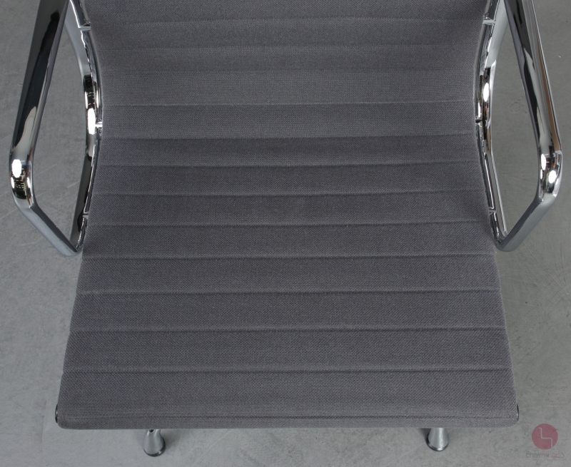 Vitra EA 108 Aluminium Chair Hopsak Grau verchromt - gebraucht