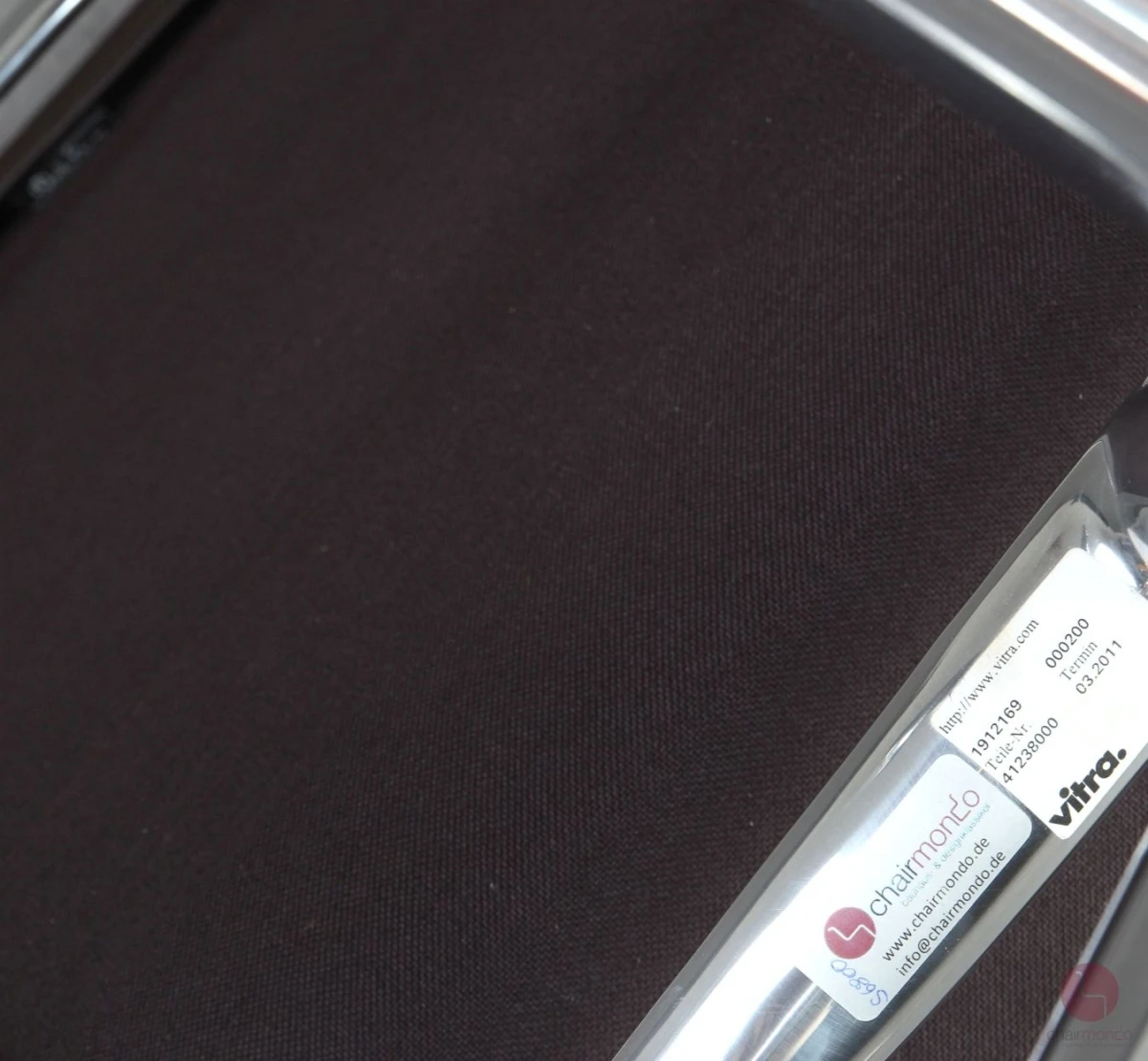 Vitra EA 216 Soft Pad Chair Leder Braun gebraucht