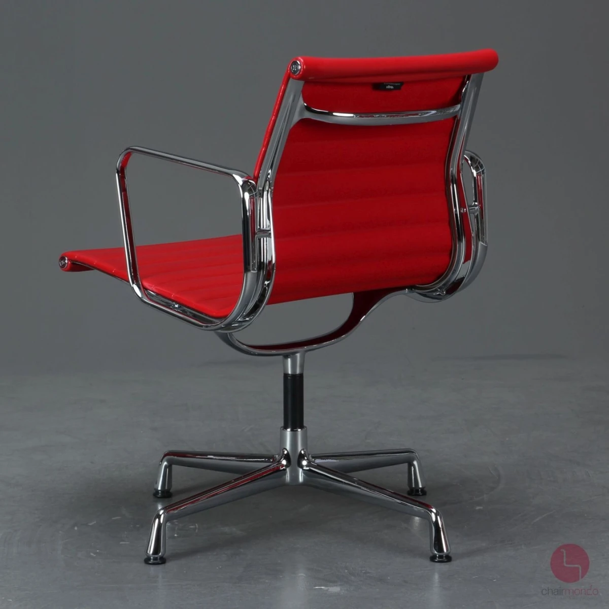 Vitra EA 108 Aluminium Chair Leder Rot 2014 gebraucht