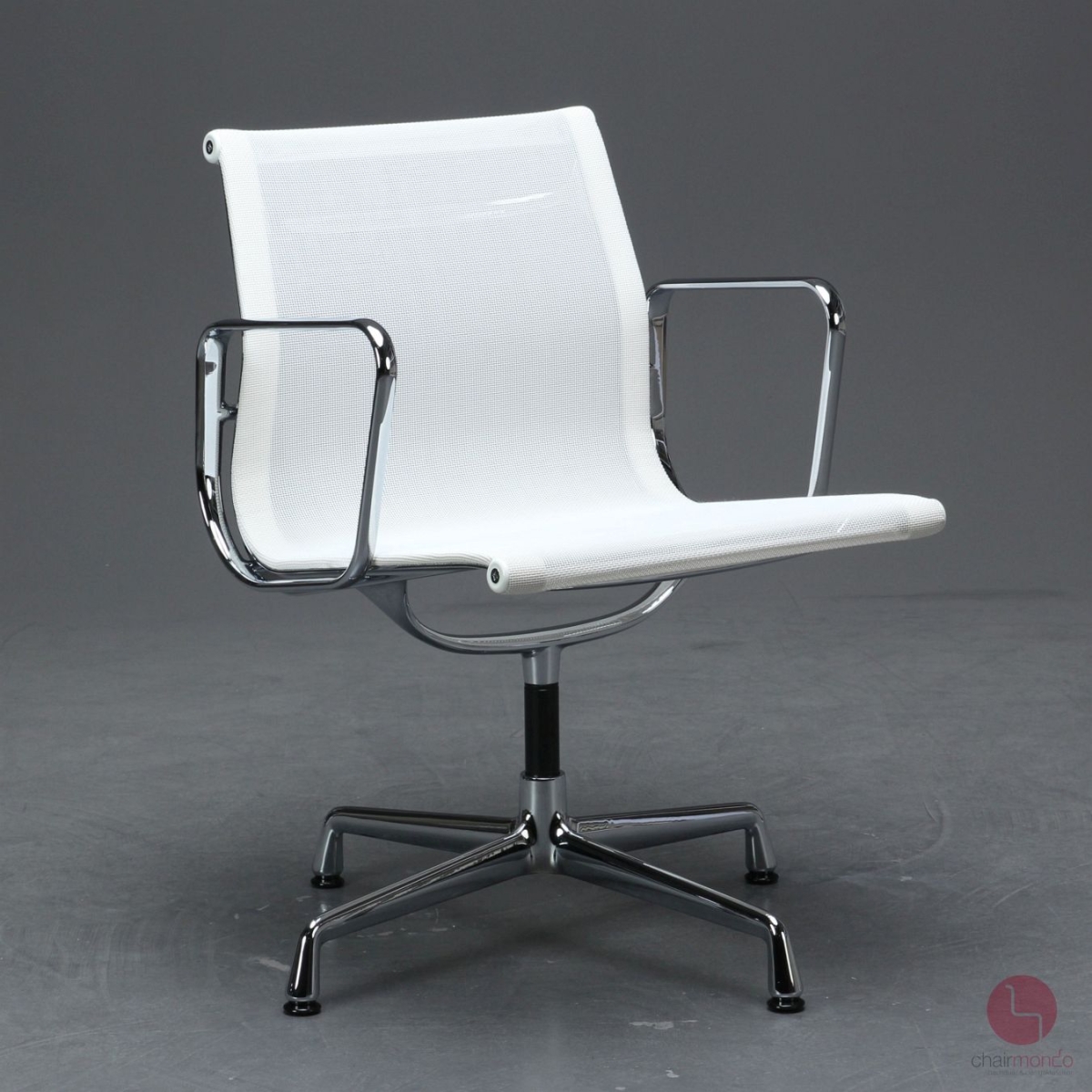 Preview: Vitra EA 108 Aluminium Chair Netzgewebe Weiß gebraucht