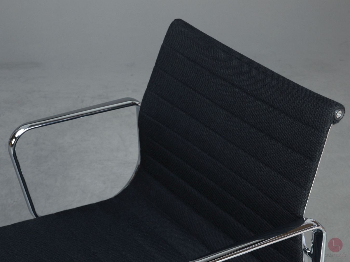 Preview: Vitra EA 108 Aluminium Chair Hopsak Schwarz gebraucht