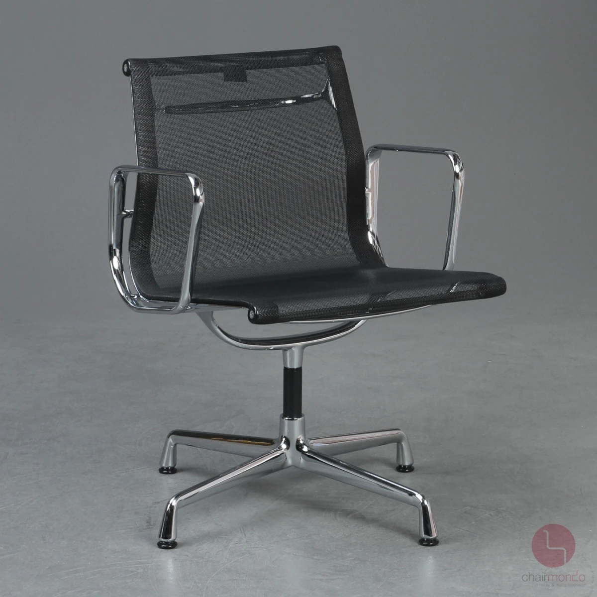 Vitra EA 108 Aluminium Chair Netz Schwarz gebraucht