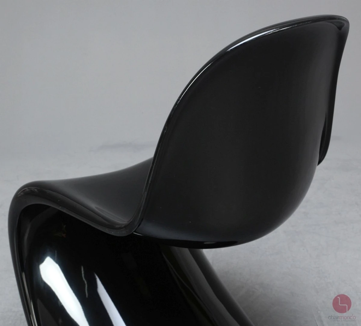 Vitra Panton Chair Classic Stuhl Schwarz Hochglanz gebraucht