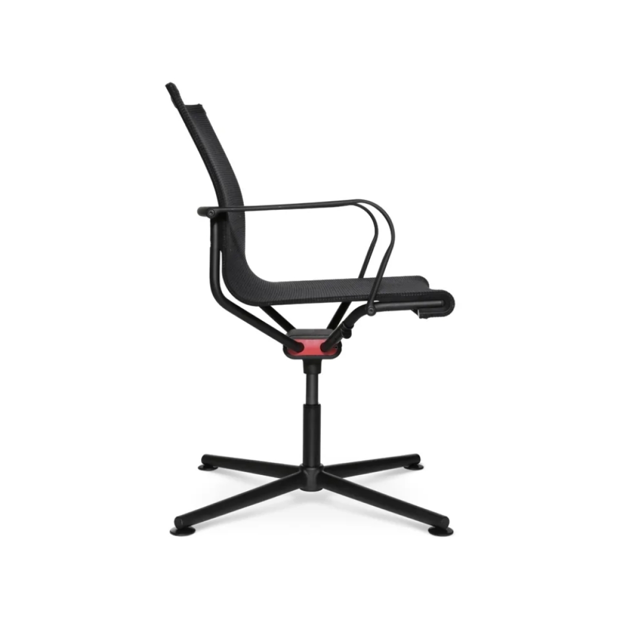 Preview: Wagner D1 Office Bürostuhl in schwarz Seitenansicht