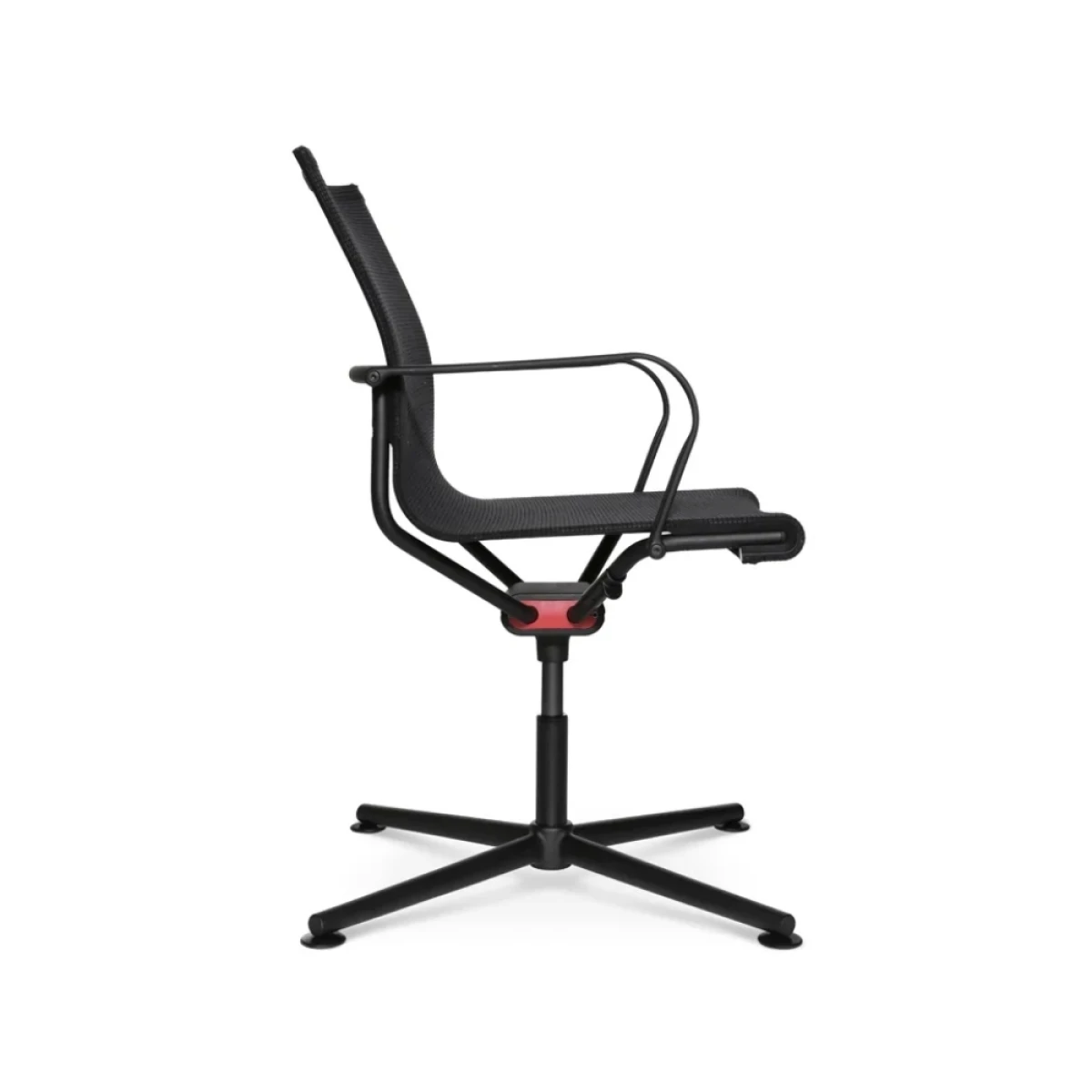 Wagner D1 Office Bürostuhl in schwarz Seitenansicht