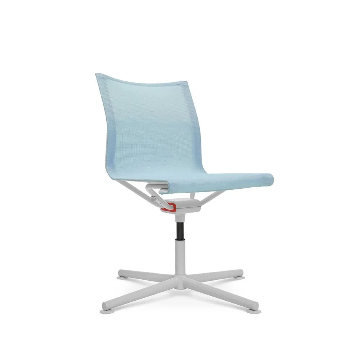 Wagner D1 Office Bürostuhl ohne Armlehnen weiiß blau