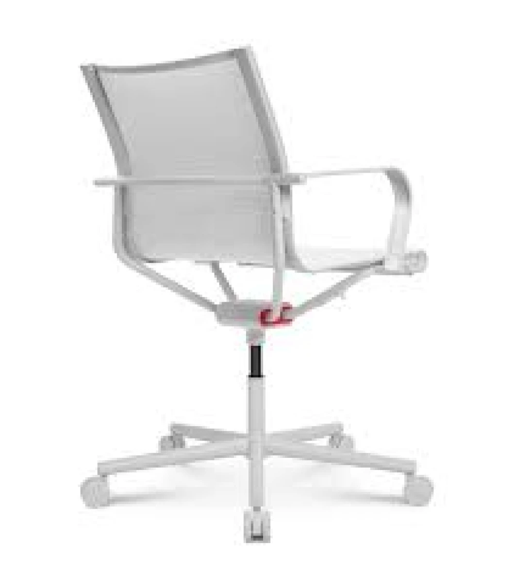 Wagner D1 Office Bürostuhl in schwarz mt Armlehnen Rückansciht