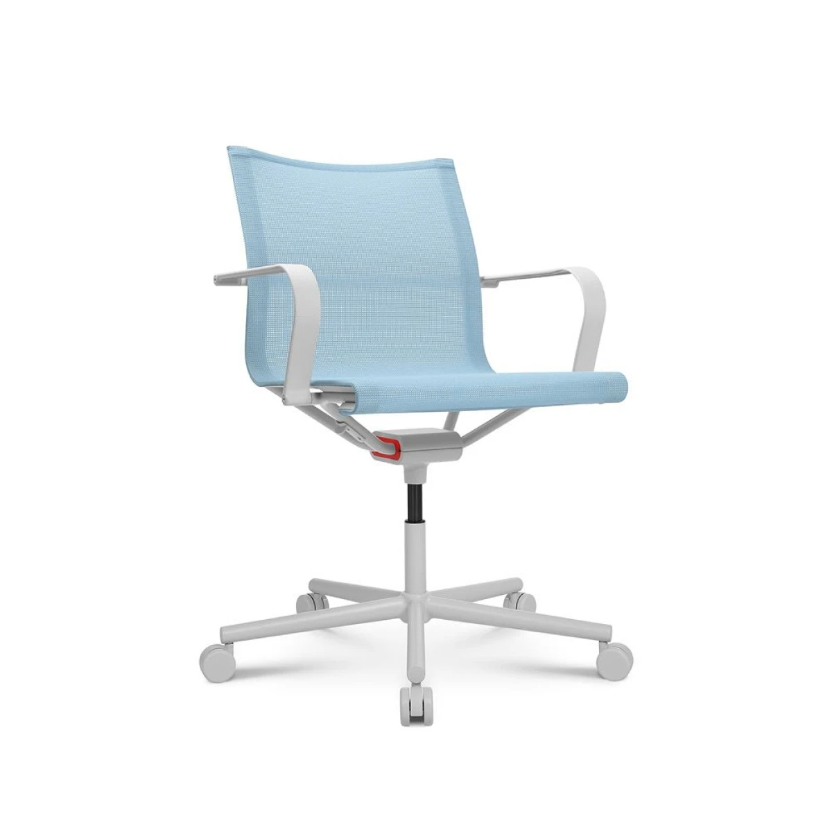 Wagner D1 Office Bürostuhl in weiß blau mt Armlehnen