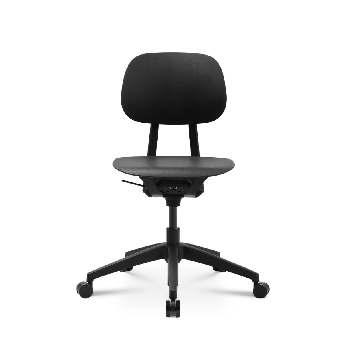 Preview: Wagner S1 Bürostuhl in schwarz Frontal Ansicht