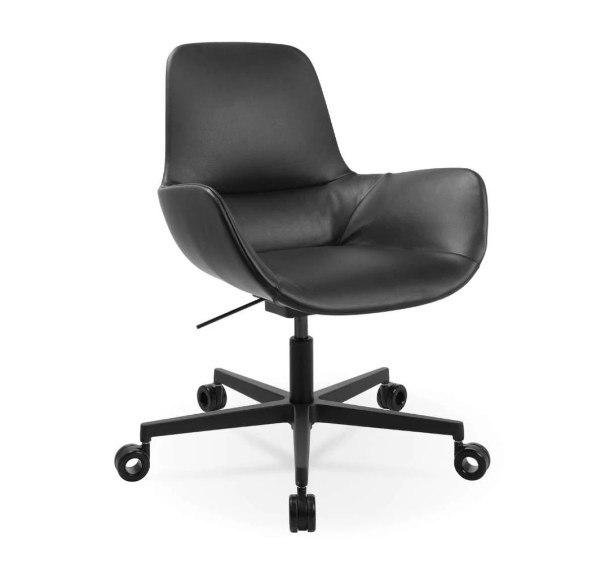 Wagner W-Club mit 5 Strahl Gestell schwarz Leder