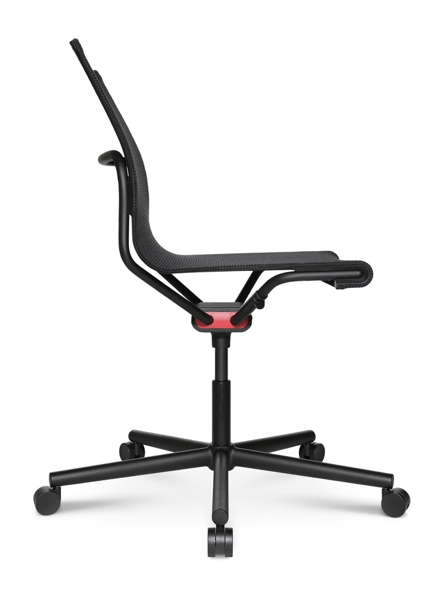Preview: Wagner D1 Office Bürostuhl ohne Armlehnen schwarz