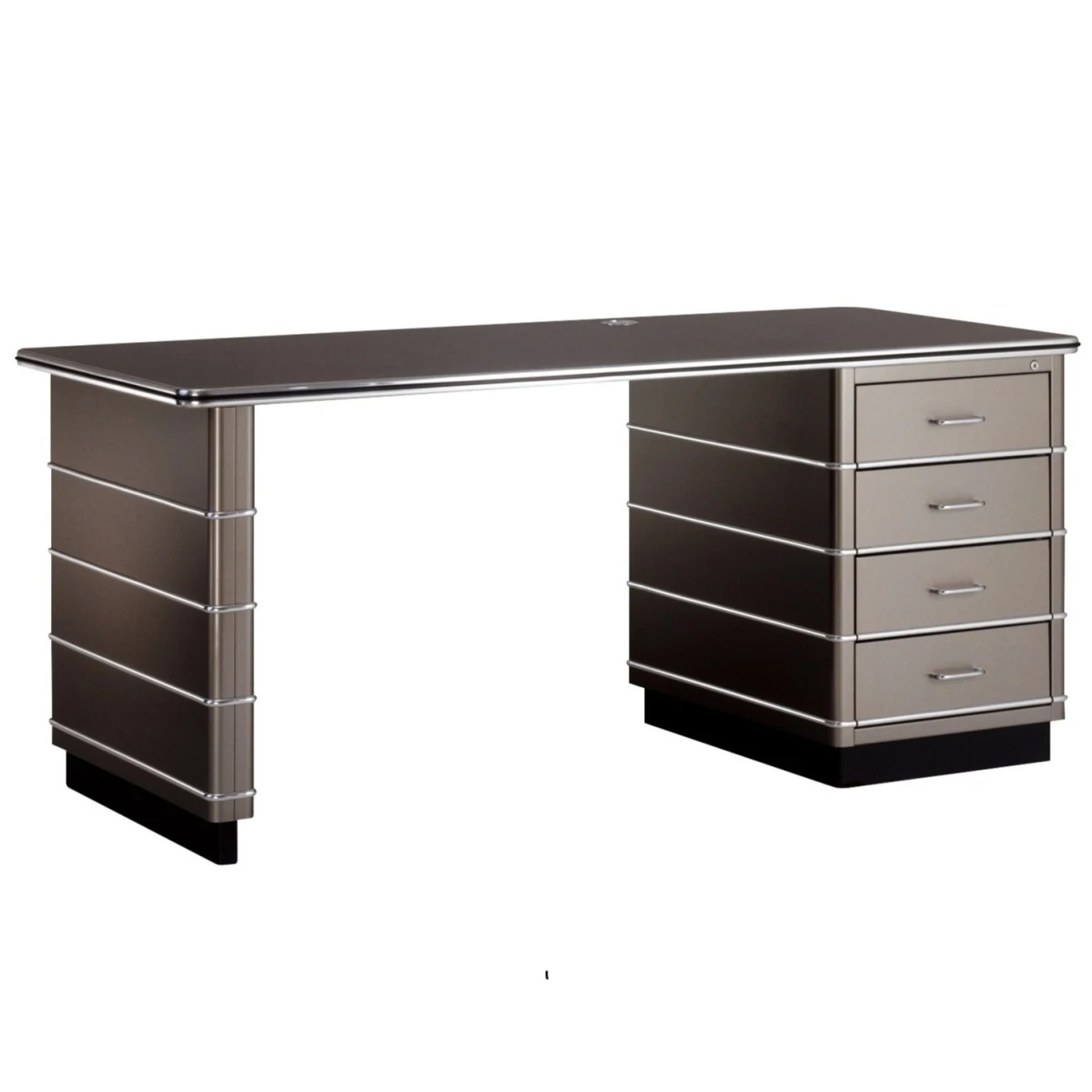 müller TB225 Schreibtisch aus Stahl in braun