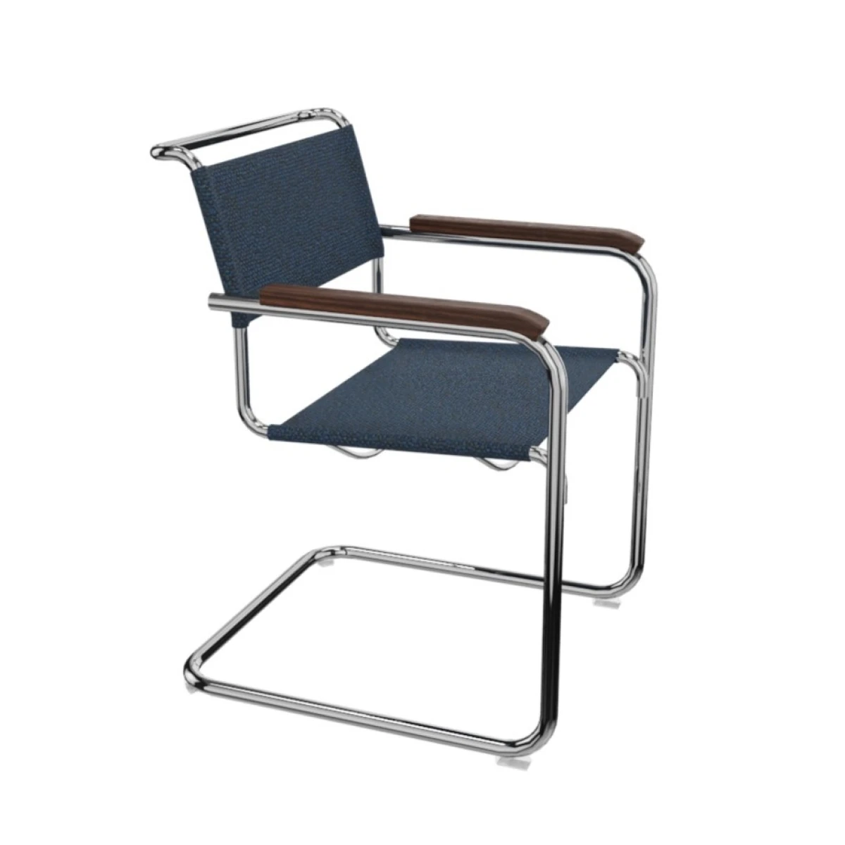 Thonet S 34 V Victoria Stoff Gestell schwarz