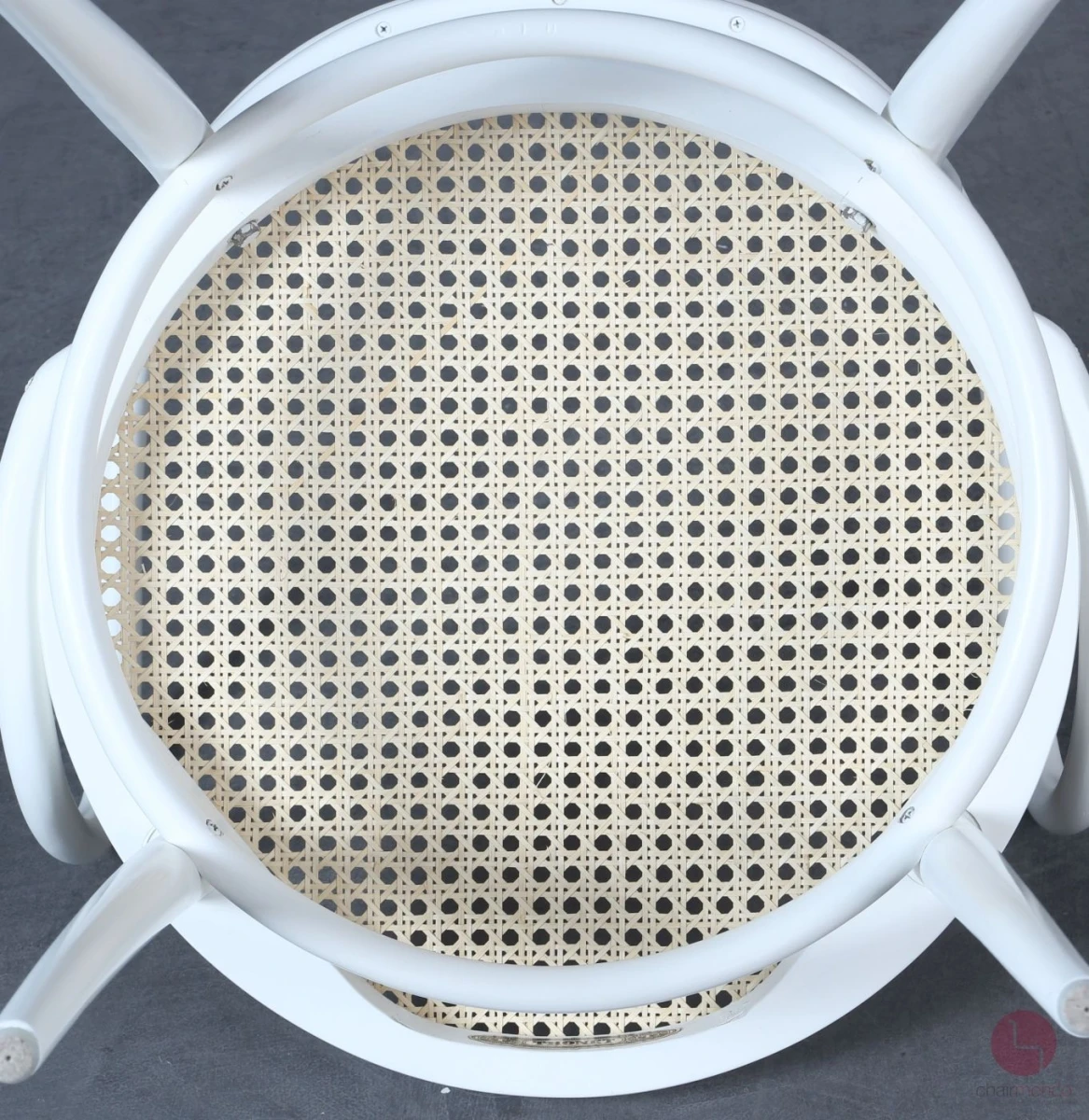 Thonet 209 Weiß Bugholzstuhl mit Geflecht gebraucht Thonet 209 Weiß Bugholzstuhl mit Geflecht gebraucht