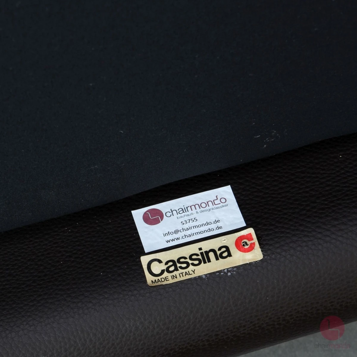 Cassina Maralunga Leder Dunkelbraun Lounge Sessel gebraucht