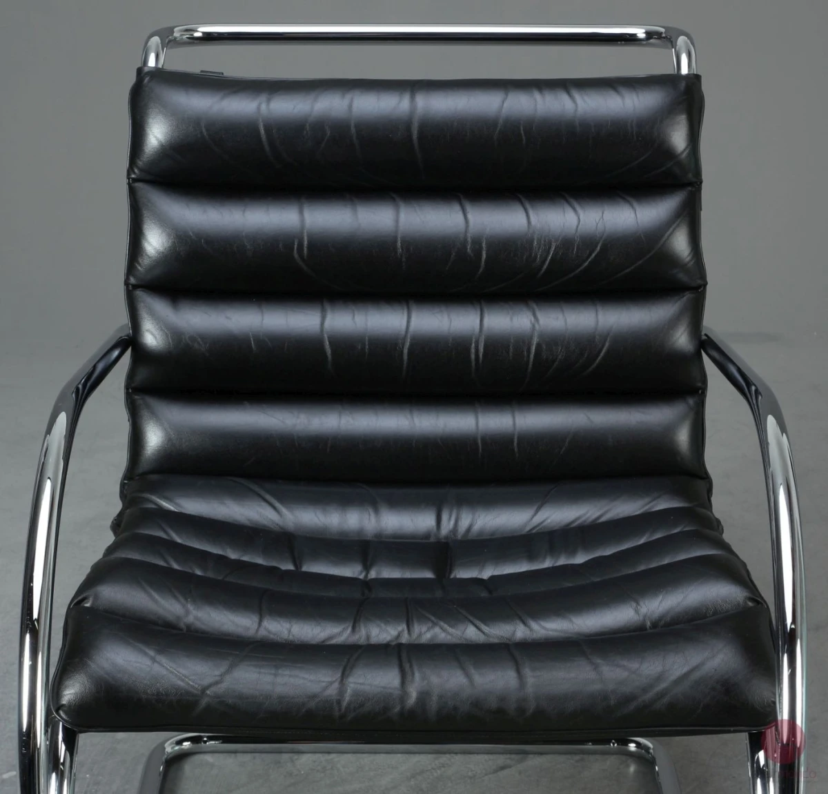 Knoll MR Lounge Sessel mit Armlehnen in Schwarz Freischwinger gebraucht