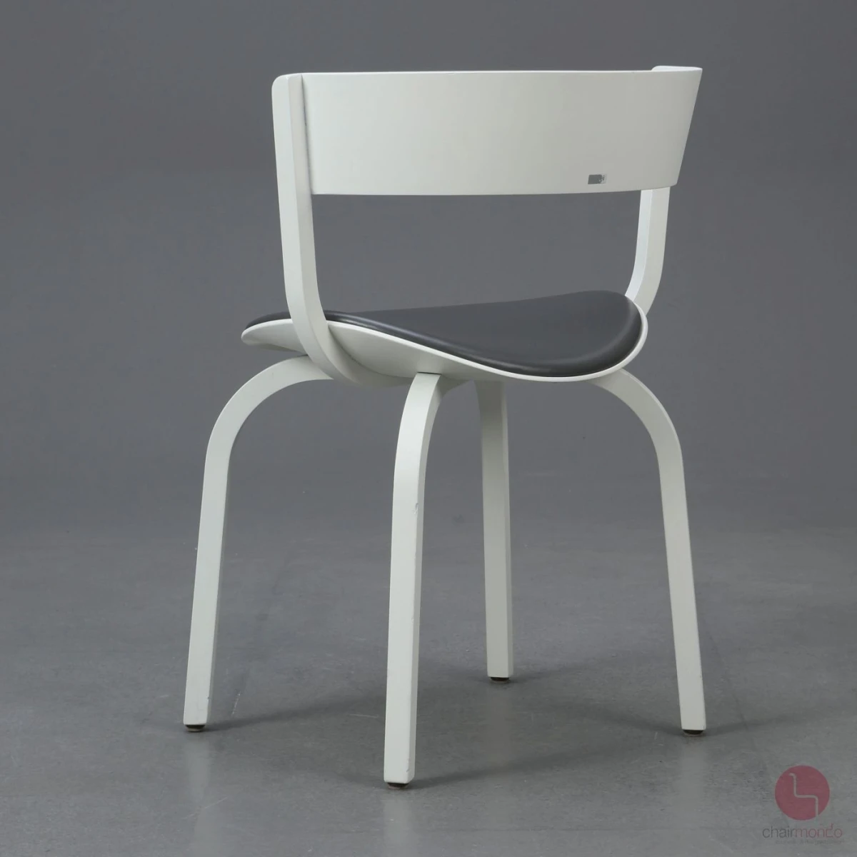 Thonet 404 SPF Leder Grau Bugholzstuhl Weiß gebraucht Thonet 404 SPF Leder Grau Bugholzstuhl Weiß gebraucht