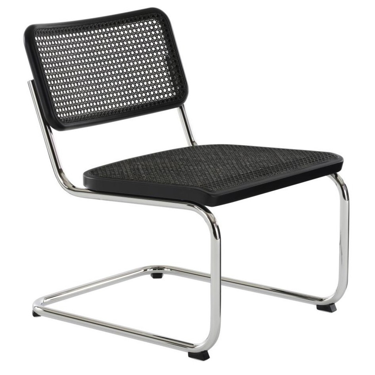Thonet S 32 VL Dark Melange Geflecht aus Buche schwarz gebeizt