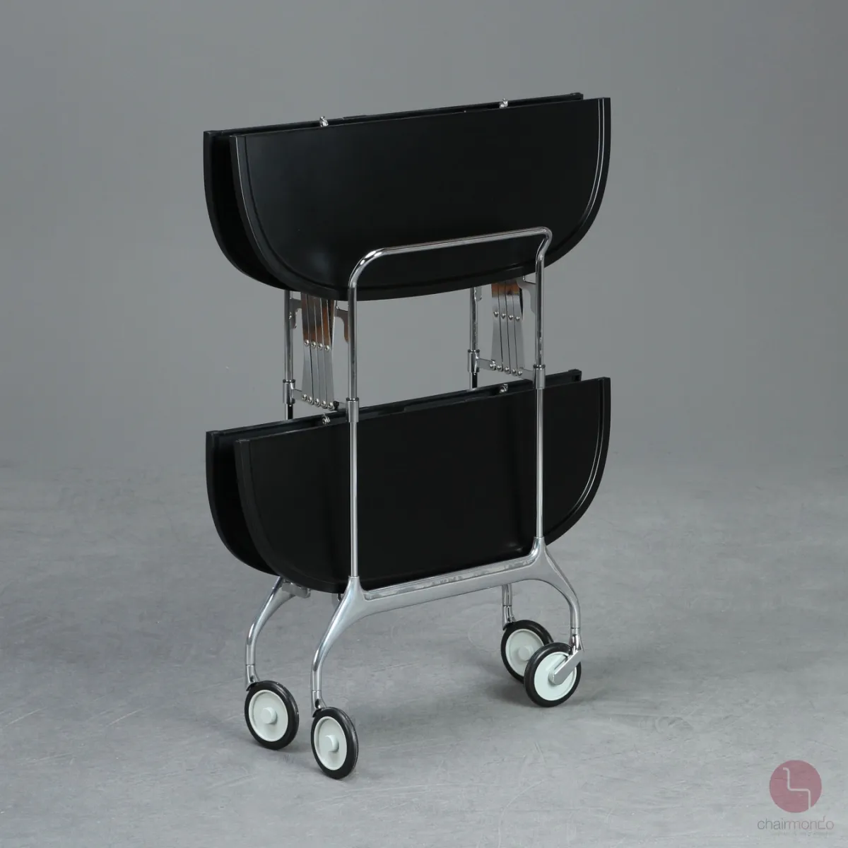 Kartell Servierwagen Gastone klappbar Schwarz gebraucht