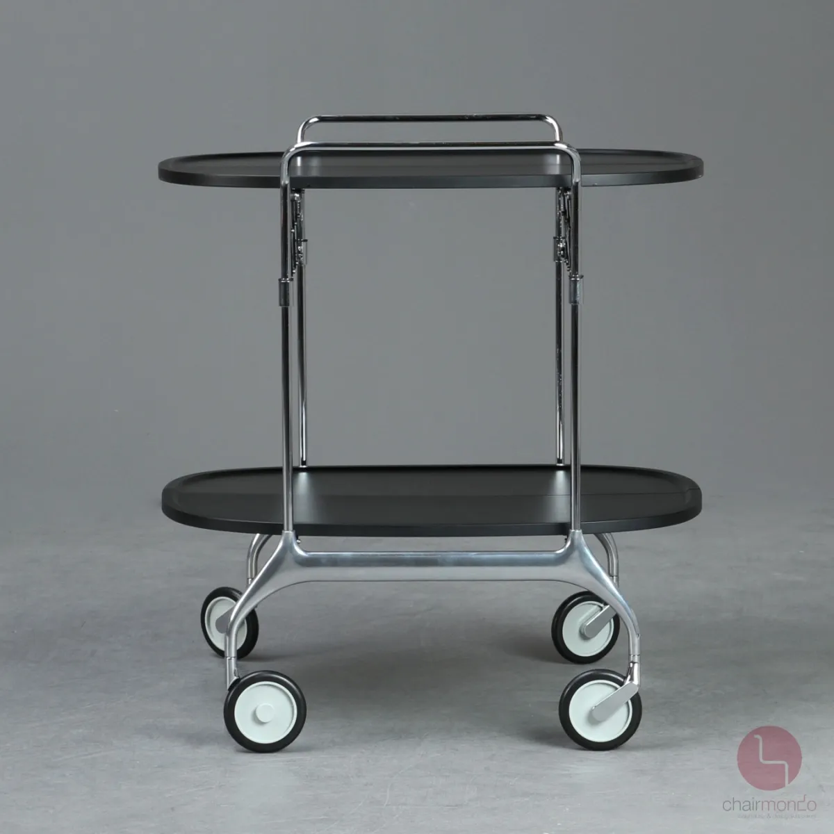 Kartell Servierwagen Gastone klappbar Schwarz gebraucht