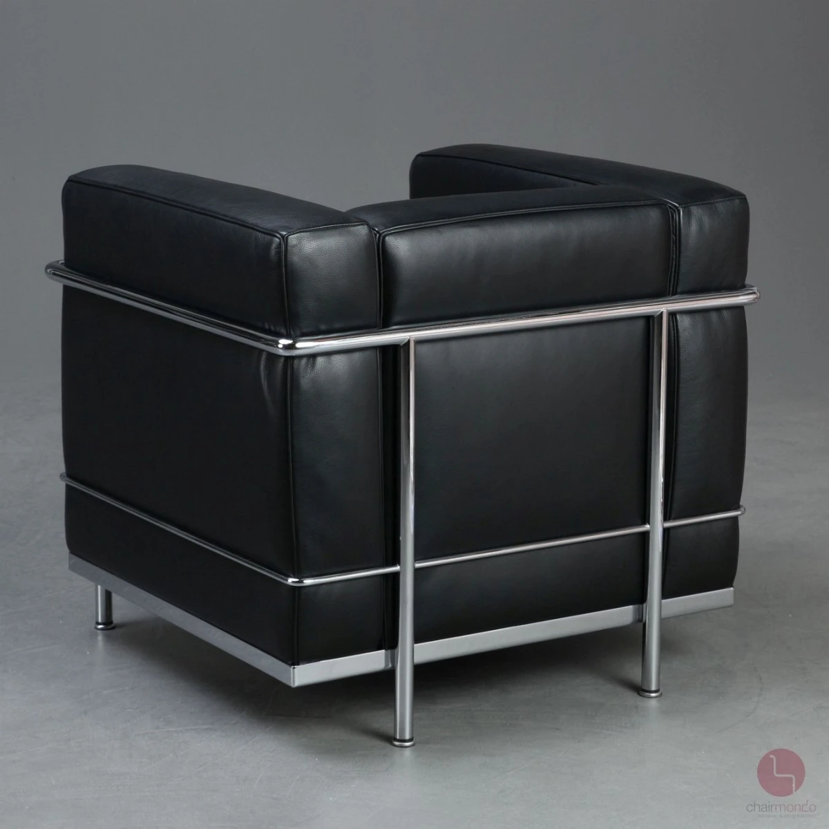 Cassina LC2 Sessel mit schwarzem Leder chairmondo