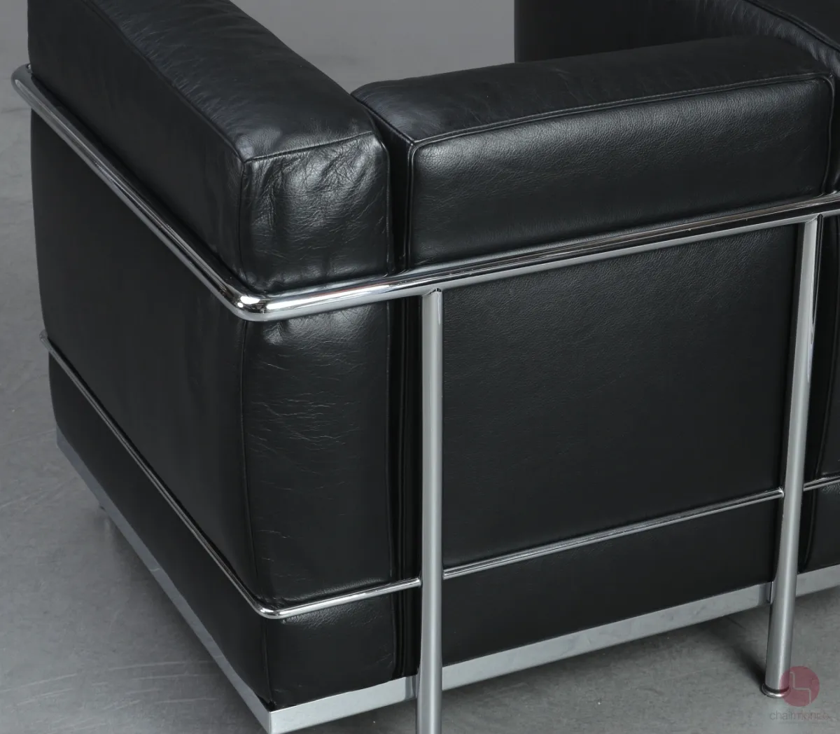 Cassina LC2 Sessel mit schwarzem Leder gebraucht