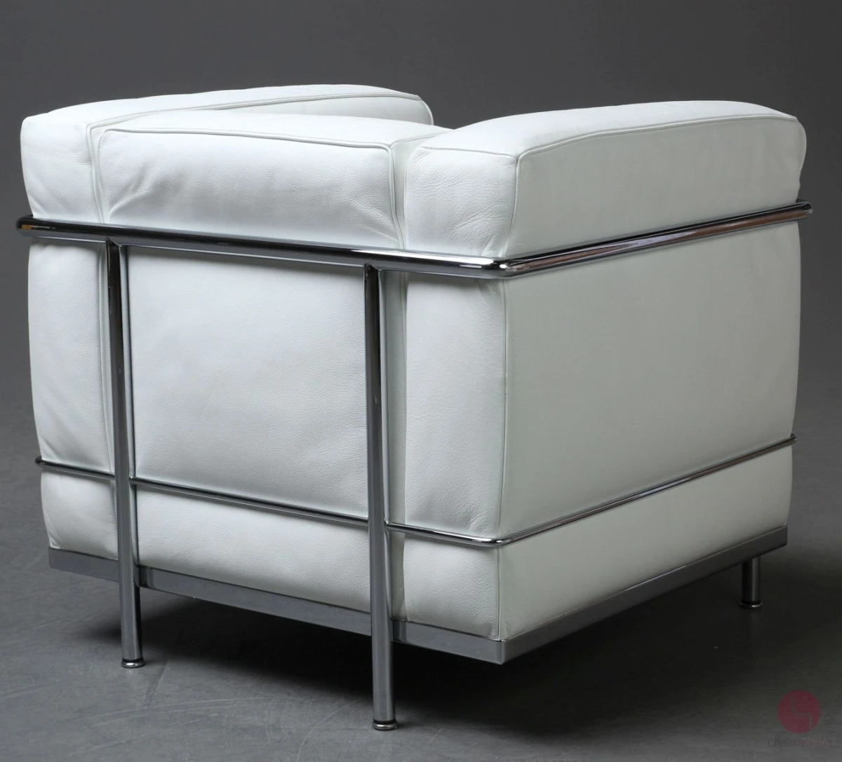 Cassina LC2 Sessel mit weißem Leder chairmondo