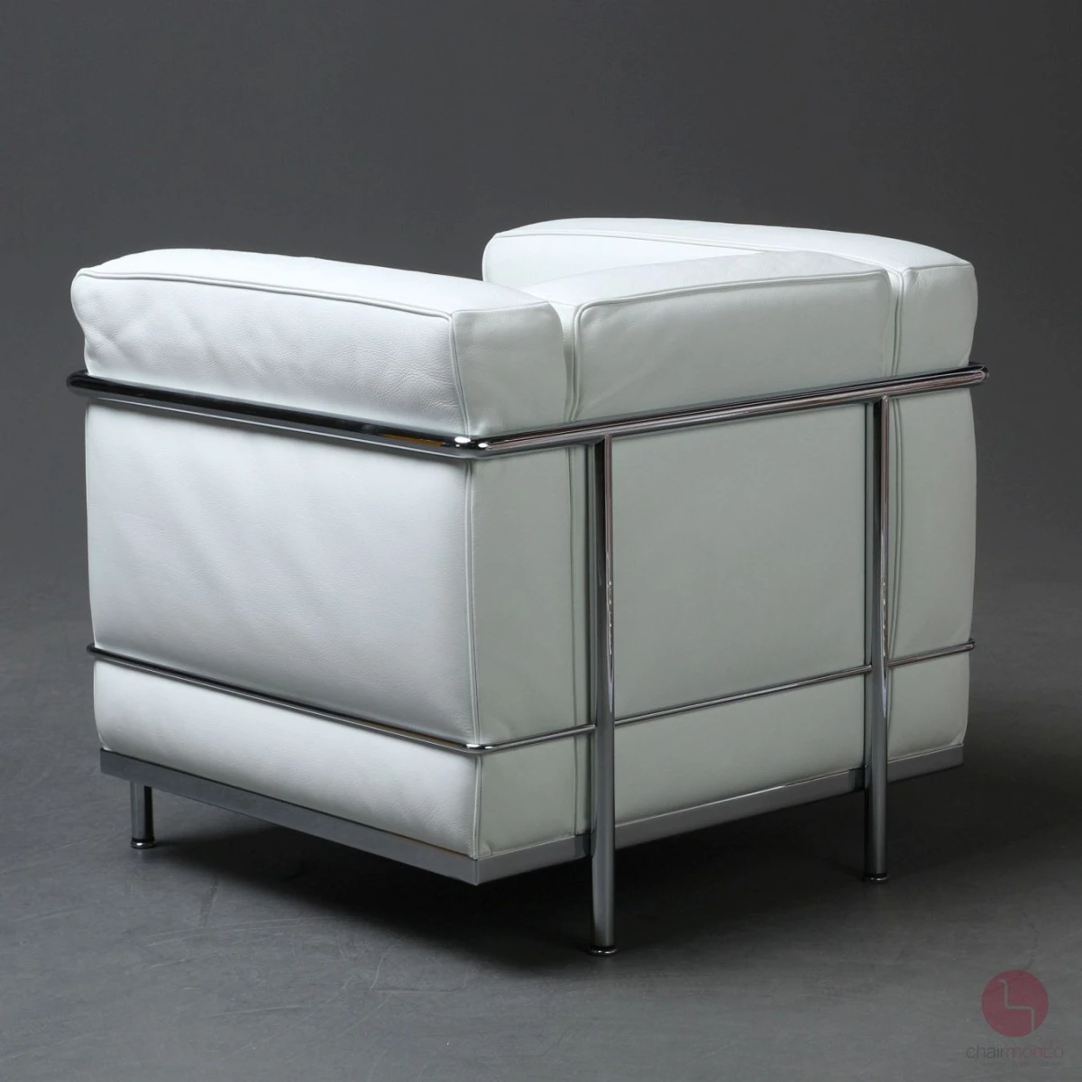 Cassina LC2 Sessel mit weißem Leder chairmondo