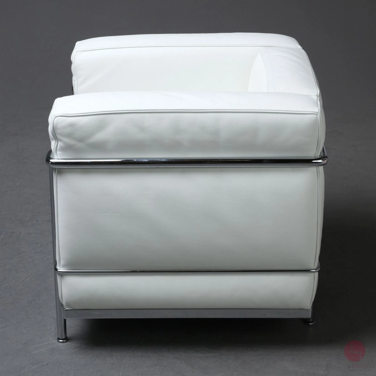 Cassina LC2 Sessel mit weißem Leder chairmondo