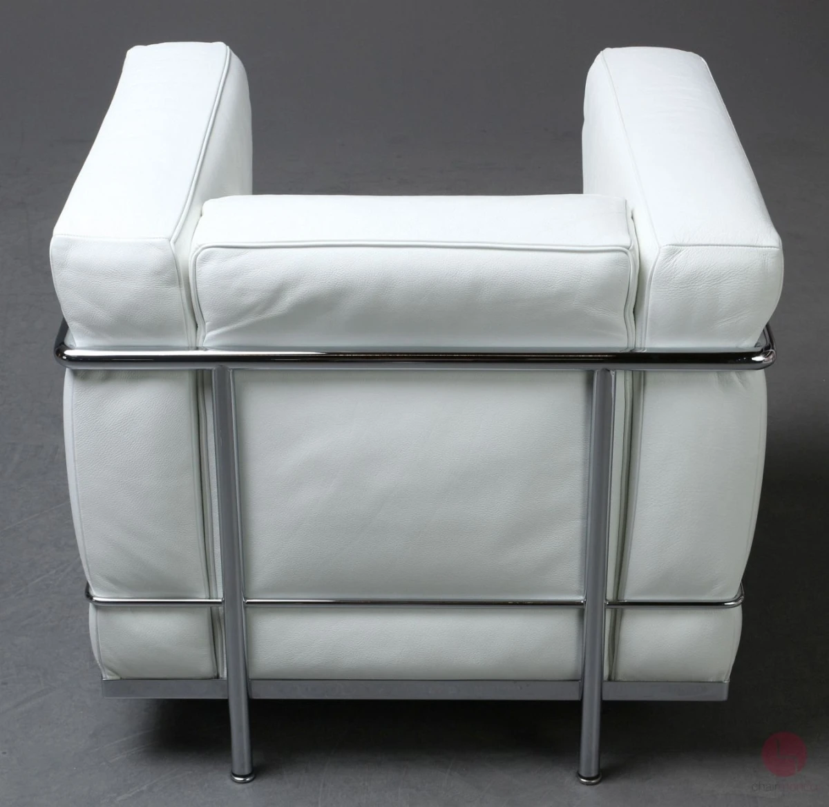 Cassina LC2 Sessel mit weißem Leder chairmondo