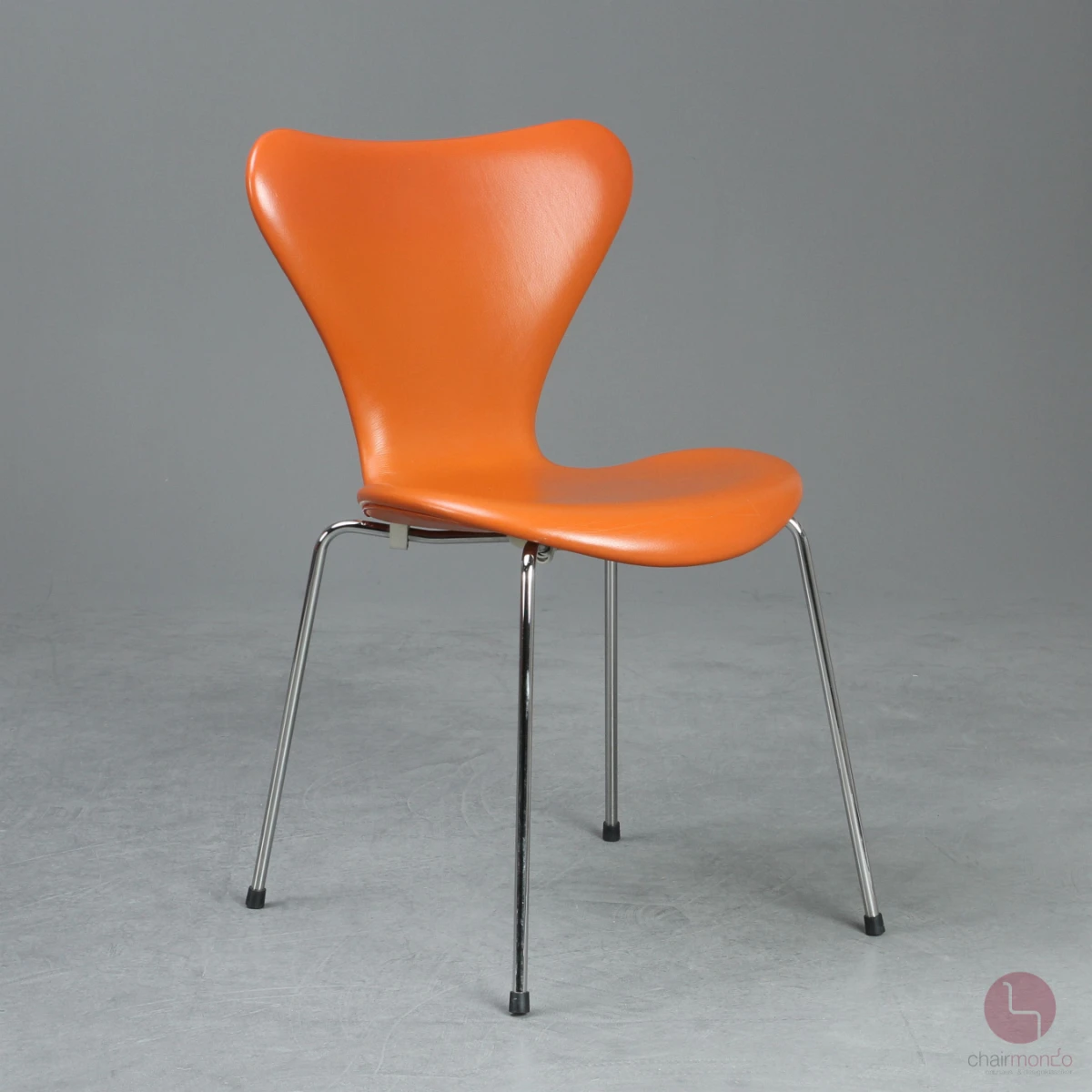 Fritz Hansen Serie 7 Leder Stuhl in Cognac Fritz Hansen Serie 7 Leder Stuhl in Cognac