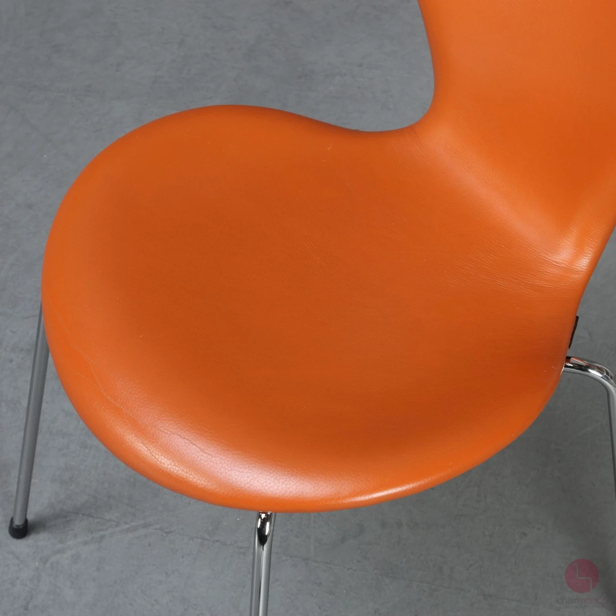 Fritz Hansen Serie 7 Leder Stuhl in Cognac Fritz Hansen Serie 7 Leder Stuhl in Cognac