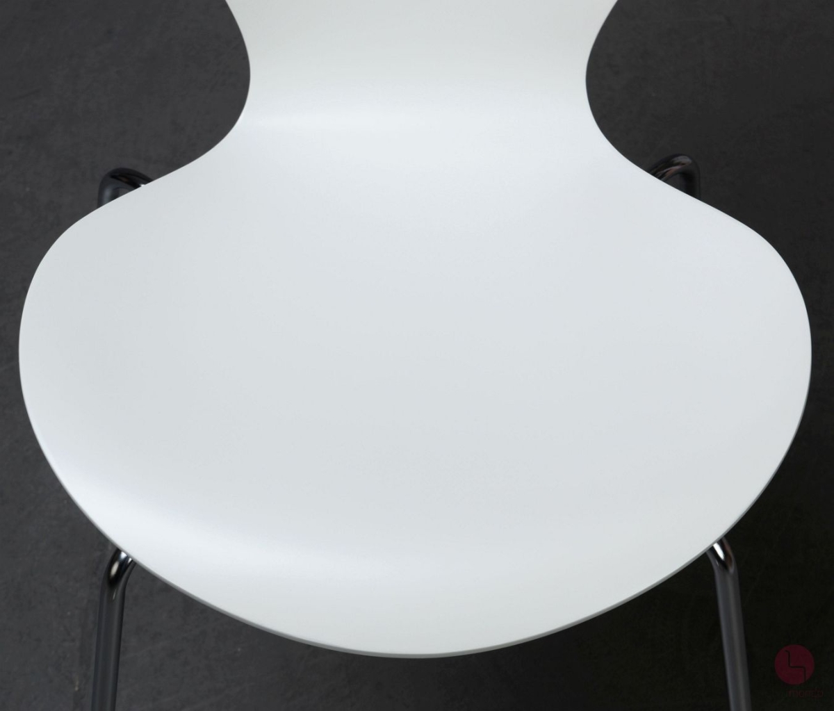 Fritz Hansen Serie 7 Stuhl in Weiß neu lackiert - gebraucht