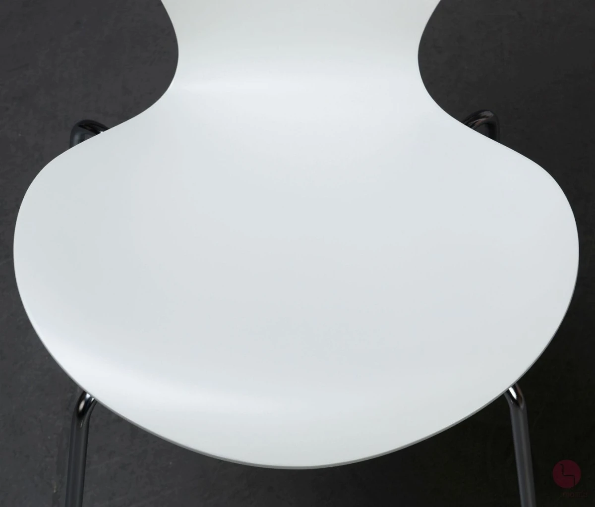 Fritz Hansen Serie 7 Stuhl in Weiß neu lackiert - gebraucht