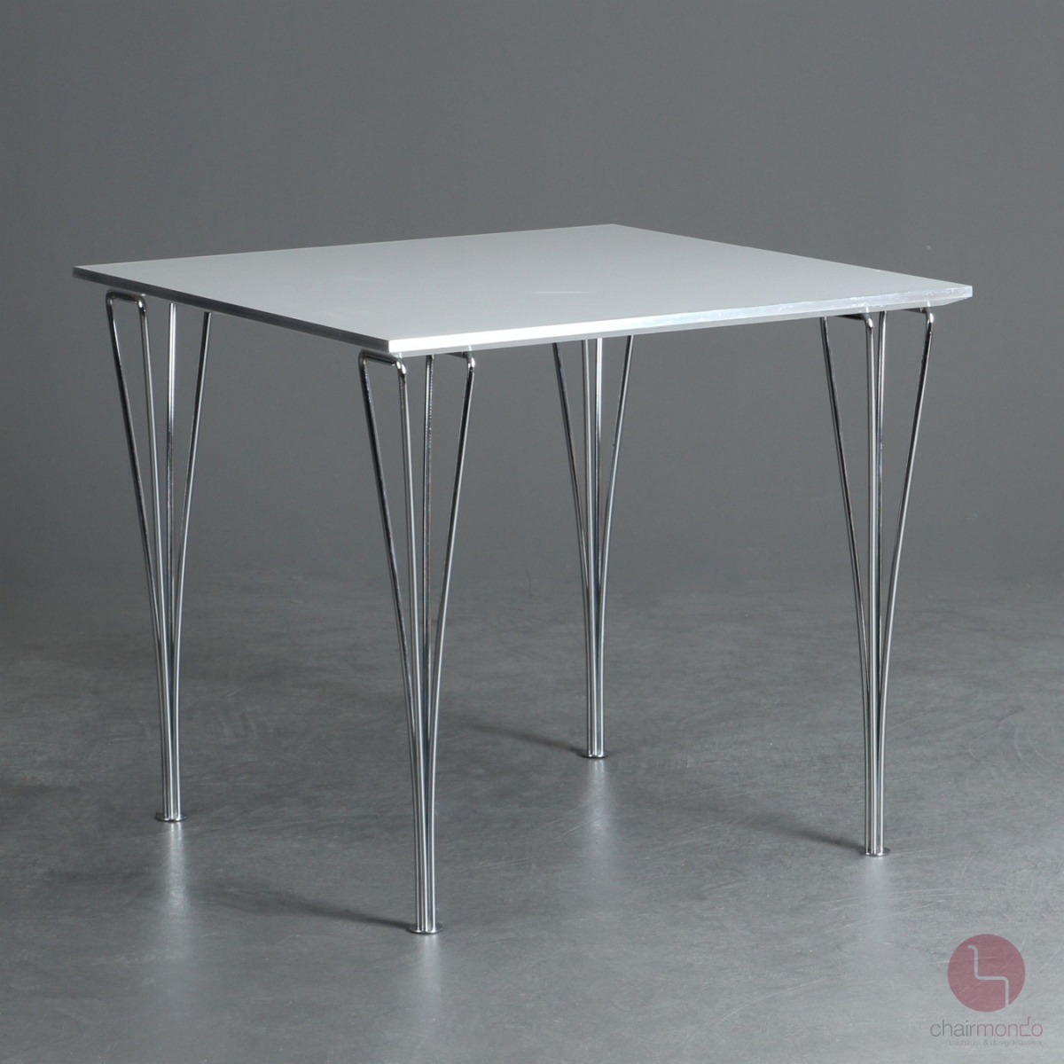 Fritz Hansen Rectangular Esstisch 80 x 80cm in Weiß gebraucht