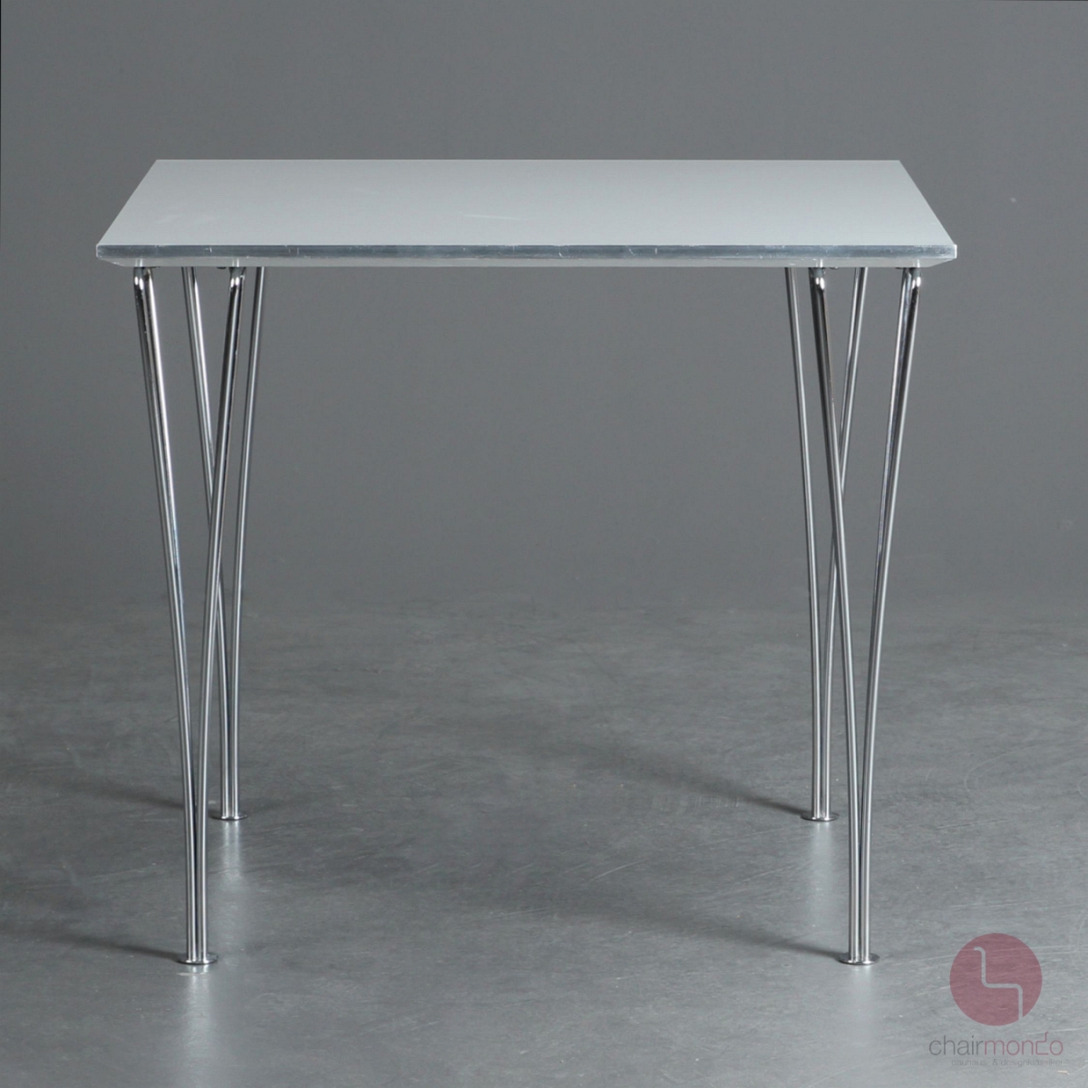 Fritz Hansen Rectangular Esstisch 80 x 80cm in Weiß gebraucht