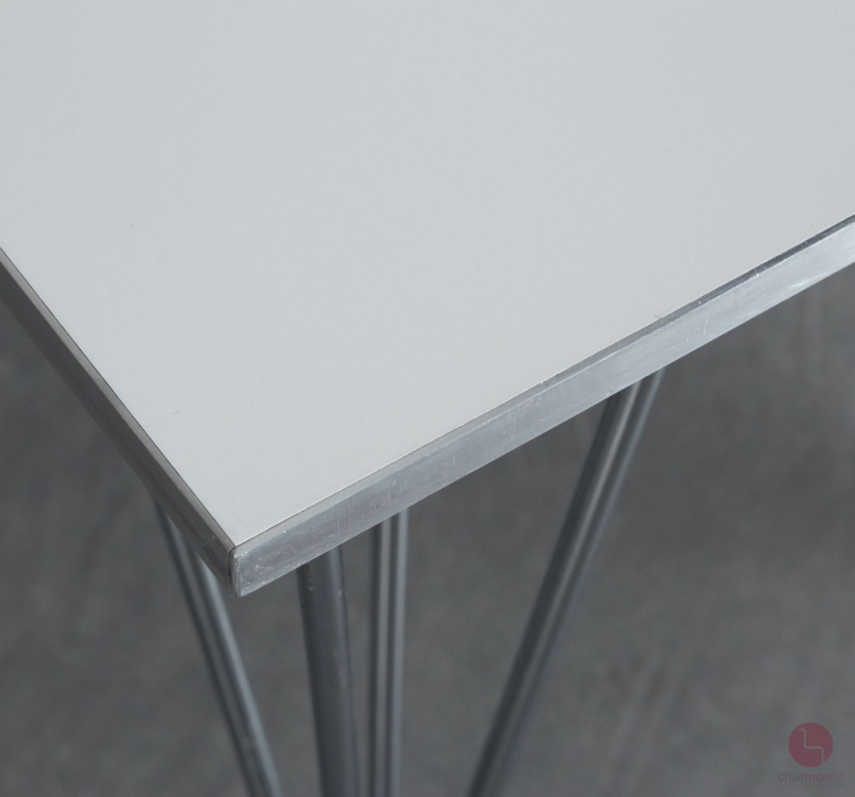 Fritz Hansen Rectangular Esstisch 80 x 80cm in Weiß gebraucht